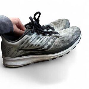 Saucony Women's Grey and White Trainers